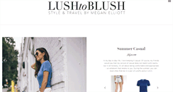 Desktop Screenshot of lushtoblush.com